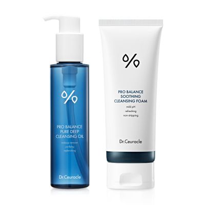 Dr.Ceuracle | Pro Balance Pure Deep Cleasning Oil + Soothing Cleansing Foam