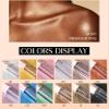 12 Color Sparkling Eye Shadow Pearlescent Polarized Brightening Liquid Eye Shadow, Delicate Fit Easy To Apply Makeup(K) view 4