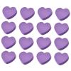 50PCS Heart Nail Buffers Heart Shaped Nail File Nail Buffing Blocks Mini Sponge Block for Nails Shaper Sponge Nail Buffing Purple view 1