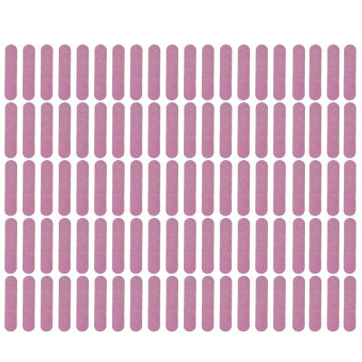 100PCS Mini Nail Files Glitter Nail Filer Emery Board Double Sided Disposable Nail Files for Natural Nails Toe Nail Buffer Boards