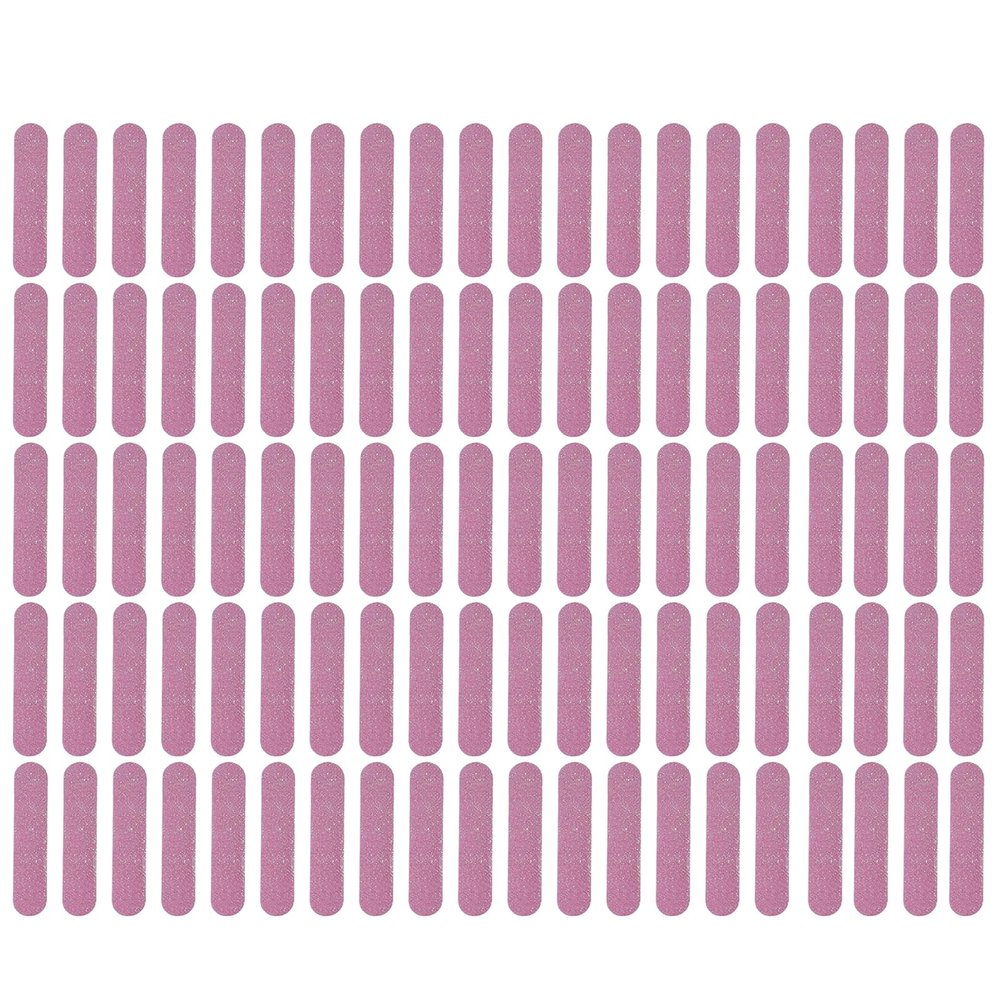 100PCS Mini Nail Files Glitter Nail Filer Emery Board Double Sided Disposable Nail Files for Natural Nails Toe Nail Buffer Boards