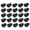 50PCS Mini Nail Buffer Heart Shaped Nail File Buffing Mini Buffer Blocks for Nails Pedicure Natural Nails File Sponge Block Black view 1