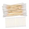 CIYODO 100 Pcs Double Tipped Cotton Swabs Wooden Handle for Ear Cleaning Makeup and Small Area Cleaning view 1