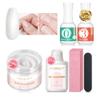 AZUREBEAUTY Nail Repair Kit Transparent Crystal for Broken Cracked Split Weak Nails Clear Dip Powder Liquid Sets Clear 15ML Dipping Powder Sets view 1