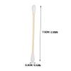 GLEAVI 100pcs Cotton Swabs Dual-Ended Wooden Sticks for Makeup Detailing Ear Cleaning and Precision Application Compact Portable Go Use view 2