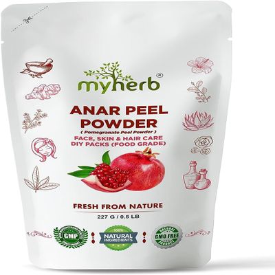 100% Pure Natural Organic Anar Peel Powder (Pumegranate Peel Powder) || 227 Gm/0.5 Lbs || for Hair and Face Care || for Skin || for Food Grade || for Men and Women