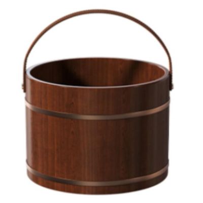 DRMEE Foot Soak Tub Wooden Barrel Foot Spa Wooden Foot Basin Pedicure Barrels Foot Tub Wooden Foot Bath Barrel Soaking Foot,Toe Nails(Without lid)