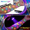 ThEast 8 Glow in the Dark Body Paint, UV Neon Face Paint, Face Painting Pens, Washable Tattoo Markers for Skin, Festival Essentials, Halloween Makeup Kit view 3