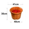 DRMEE Foot Soak Tub Wooden Foot Bath Barrel Foot Spa Bucket Foot Washing Basin for Soaking Foot Care Soaking Foot,Toe Nails view 2