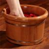 DRMEE Foot Soak Tub Wooden Foot Bath Barrel Foot Spa Bucket Foot Washing Basin for Soaking Foot Care Soaking Foot,Toe Nails view 3