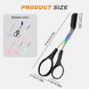 Eyebrow Trimmer Scissor, Upgrade 2 in 1 Eyebrow Scissors with Comb Stainless Steel Professional Eyebrow Trimmer, Eyebrow Cutter Hair Removal Eyebrow Scissors Makeup Tool for Men Women (Pale Pink) view 2