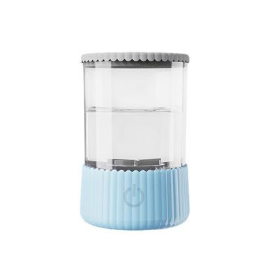 Electric Makeup Brush Cleaner Automatic Cosmetic Tool for Eyeshadow Lip Concealer Brushes Portable Blue
