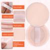 12 Pieces Round Velour Face Makeup Powder Pads, Powder Puffs, 2.36 Inch Setting Powder Puff, Soft Face Compact Powder Puffs, Powder Puff Pads with Ribbon, Puff Pads for Loose Powder, Setting Powder view 3