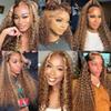 Light Brown & Honey Blonde Mixed Human Hair Bundles - Deep Wave, Two Tone, Double Weft Hair Weave - 22, 24, 26 inch view 2