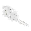 ADOCARN Stylish Wedding Hair Accessories Pearl Rhinestone Flower Hair Clip Beautiful Bridal Headpiece for Women Random view 1