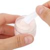 12 Pcs 15ml/0.5oz Small Travel Containers Clear Plastic Cosmetic Jar Refillable Roun for Beauty Lotion Cream Products Sample Bottles white Plastic With Screw on Lid Container view 4