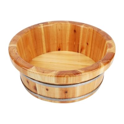 DRMEE Foot Soak Tub Wooden Footbath Bucket Bath Foot Barrel Foot Bath Barrel Wooden Foot Barrel Tub Wash Foot Barrel Soaking Foot,Toe Nails