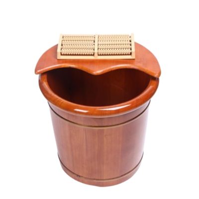 DRMEE Foot Soak Tub Wooden Foot Soak Barrel Healthcare Foot Soaking Wooden Foot Washing Bucket Soaking Foot,Toe Nails
