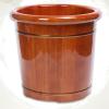 DRMEE Foot Soak Tub Wooden Foot Soak Barrel Healthcare Foot Soaking Wooden Foot Washing Bucket Soaking Foot,Toe Nails view 3