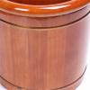 DRMEE Foot Soak Tub Wooden Foot Soak Barrel Healthcare Foot Soaking Wooden Foot Washing Bucket Soaking Foot,Toe Nails view 4