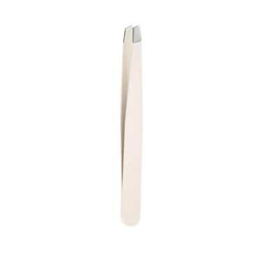 1PC Eyebrow Pliers Stainless Steel Eye Brow Tweezer Flat/Oblique Mouth Tip Slant Tip Point Women Makeup Tool(01)