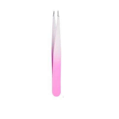1PC Eyebrow Pliers Stainless Steel Eye Brow Tweezer Flat/Oblique Mouth Tip Slant Tip Point Women Makeup Tool(08)