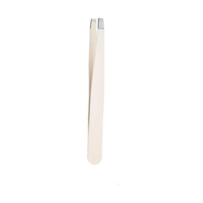 1PC Eyebrow Pliers Stainless Steel Eye Brow Tweezer Flat/Oblique Mouth Tip Slant Tip Point Women Makeup Tool(02)