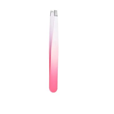1PC Eyebrow Pliers Stainless Steel Eye Brow Tweezer Flat/Oblique Mouth Tip Slant Tip Point Women Makeup Tool(10)