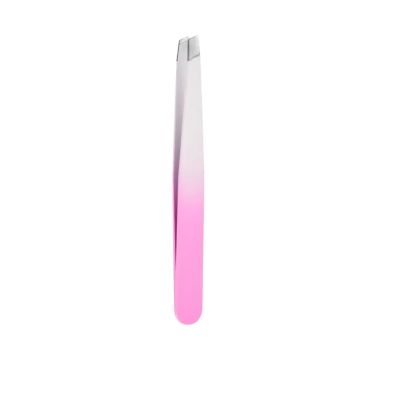 1PC Eyebrow Pliers Stainless Steel Eye Brow Tweezer Flat/Oblique Mouth Tip Slant Tip Point Women Makeup Tool(05)