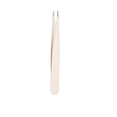 1PC Eyebrow Pliers Stainless Steel Eye Brow Tweezer Flat/Oblique Mouth Tip Slant Tip Point Women Makeup Tool(04)