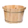 DRMEE Foot Soak Tub Foot Spa Wooden Barrel Foot Tub Bath Barrel Household Foot Tub Health Thick Chinese Foot Bucket Soaking Foot,Toe Nails(26cm) view 1