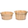 DRMEE Foot Soak Tub Foot Spa Wooden Barrel Foot Tub Bath Barrel Household Foot Tub Health Thick Chinese Foot Bucket Soaking Foot,Toe Nails(26cm) view 4