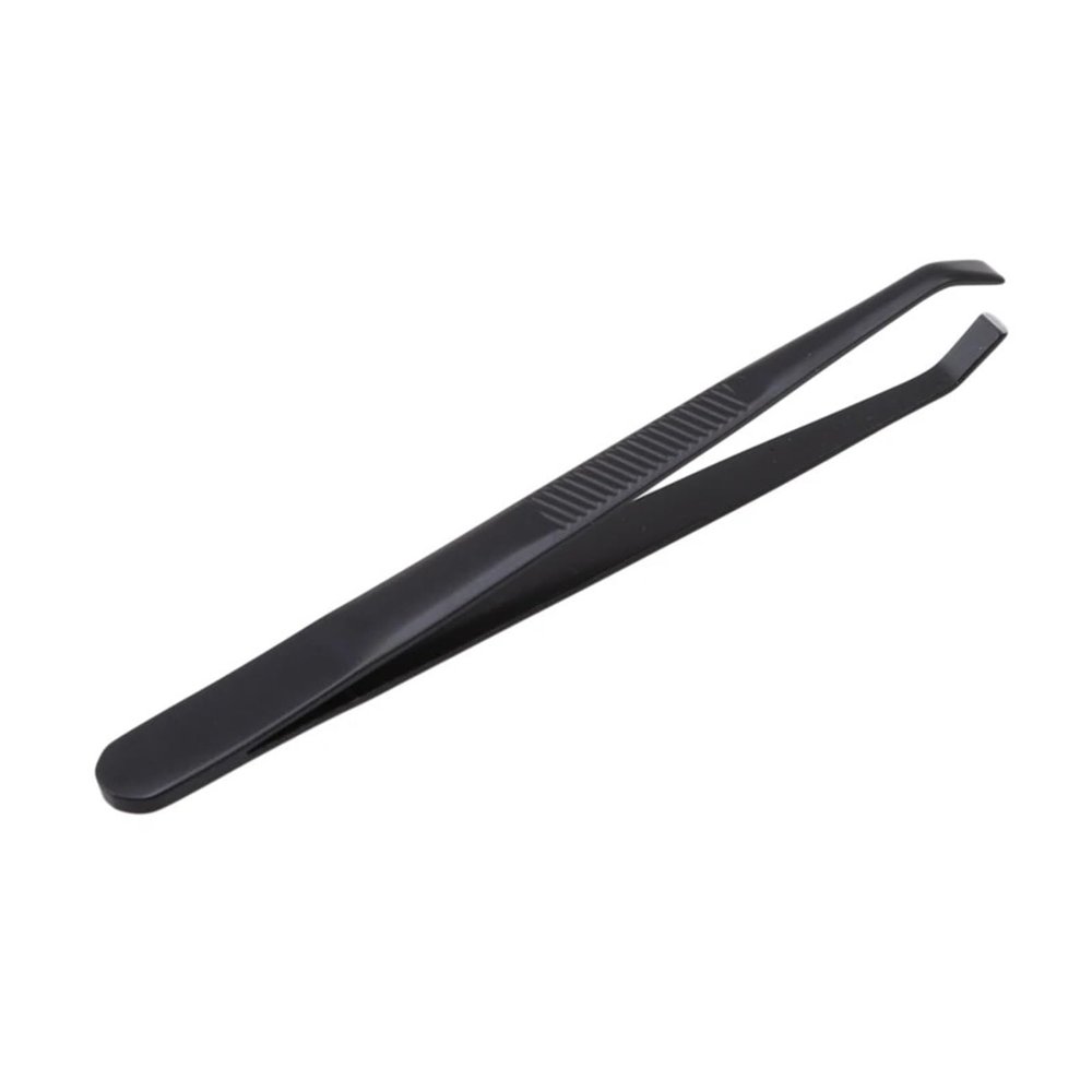 1PC Make Up Tools Eyebrow Tweezer Stainless Steel Slant Tip Eyes Tweezer Clip For Face Hair Removal(Black)