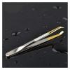 1PC Make Up Tools Eyebrow Tweezer Stainless Steel Slant Tip Eyes Tweezer Clip For Face Hair Removal(Black) view 2
