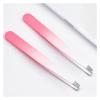 1PC Eyebrow Pliers Stainless Steel Eye Brow Tweezer Flat/Oblique Mouth Tip Slant Tip Point Women Makeup Tool(03) view 4