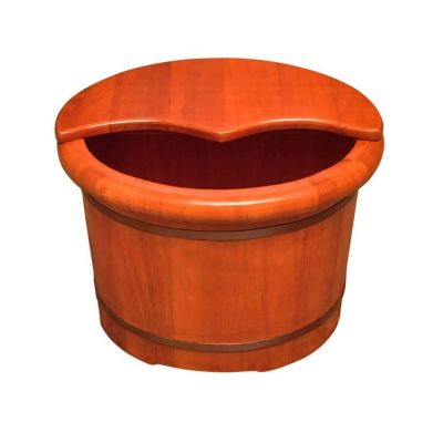 DRMEE Foot Soak Tub Wooden Barrel Foot Spa Foot Soak Bucket Wood Bucket for Pedicure Foot Bath Spa Tub Foot Basin Soaking Foot,Toe Nails