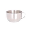 LOBBSGZM Men's durable shaving soap cup, stainless steel heat insulated smooth shaving cup bowl view 1
