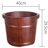 DRMEE Foot Soak Tub Wooden Foot Spa Bucket Large Foot Bath Basin Foot Tub Wooden Foot Soak Tub for Foot Soaking Soaking Foot,Toe Nails view 2