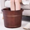 DRMEE Foot Soak Tub Wooden Foot Spa Bucket Large Foot Bath Basin Foot Tub Wooden Foot Soak Tub for Foot Soaking Soaking Foot,Toe Nails view 3