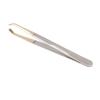 1PC Make Up Tools Eyebrow Tweezer Stainless Steel Slant Tip Eyes Tweezer Clip For Face Hair Removal(Golden) view 3