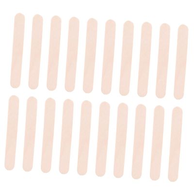 JEWEDECO 200pcs Professional Wax Applicators Portable Tongue Depressors for Safe Hair Removal Suitable for Body Skin and Eyebrow Use for Men and Women