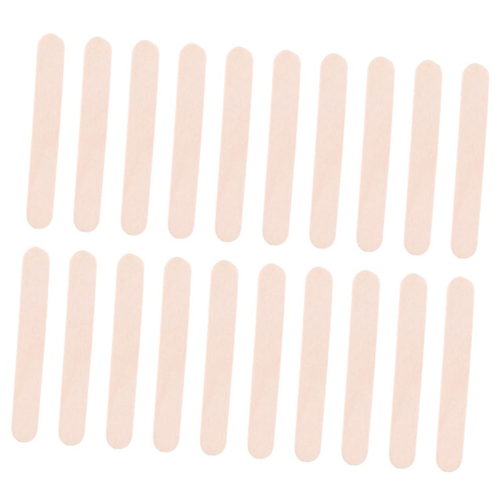 JEWEDECO 200pcs Professional Wax Applicators Portable Tongue Depressors for Safe Hair Removal Suitable for Body Skin and Eyebrow Use for Men and Women