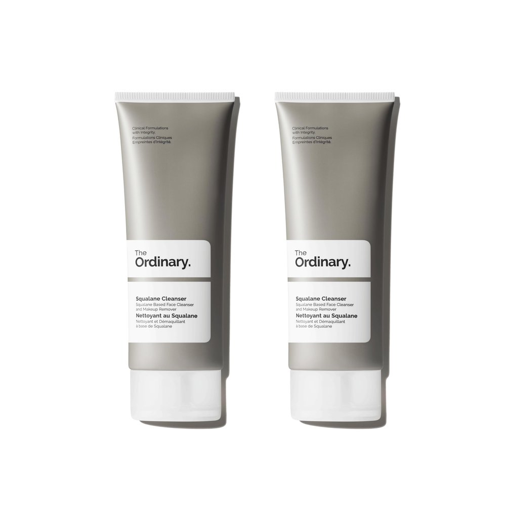 The Ordinary Squalane Cleanser, Hydrating Makeup Remover, Supports Moisture Barrier, 5.1 Fl Oz (Pack of 2)