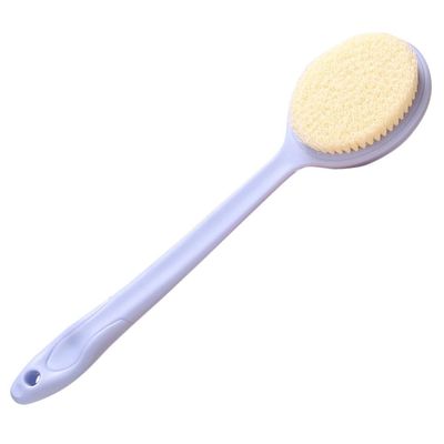 Baluue Body Shower Brush Back Scrubber with Long Handle - Back Exfoliating Brush Multi-Function Back Brush Bath Supply, Purple