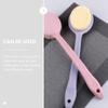 Baluue Body Shower Brush Back Scrubber with Long Handle - Back Exfoliating Brush Multi-Function Back Brush Bath Supply, Purple view 4
