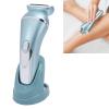 Electric Shaver for Women, Lady Epilator Electric Razors Kit Hair Remover for Face Chin Arm Leg Armpit Bikini Trimmer, Painless USB Rechargeable Dry Wet with Detachable Head view 3