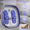 BEAUMOI Foot Spa Collapsible, Foot Bath Massager with Heat, Remote, Timer, and 24 Motorized Shiatsu Massage Balls, Foot Soaking Tub Supports Hot/Cold Water Soaking view 3