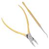 Cuticle Remover, Cuticle Trimmer Nipper Toe Nail Clipper Pedicure Remover Tools Cuticle Trimmer Cuticle Nippers for Ingrown Toenail (Gold) view 1