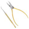 Cuticle Remover, Cuticle Trimmer Nipper Toe Nail Clipper Pedicure Remover Tools Cuticle Trimmer Cuticle Nippers for Ingrown Toenail (Gold) view 2