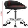 BSNANCA Round Rolling Stool Chair Rolling Stool Hydraulic with Wheels Height view 2